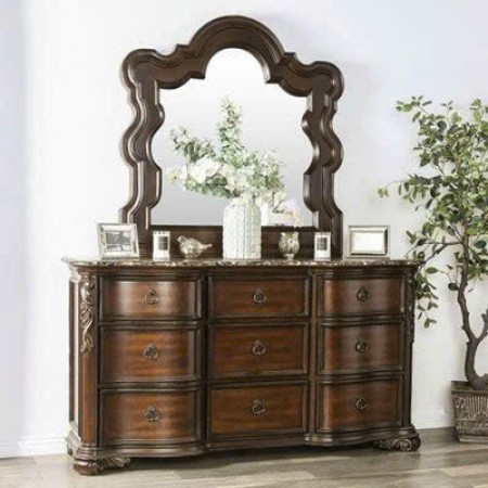 Imperial : Tủ Trang Điểm mặt Đá Cẩm Thạch Kèm Gương 